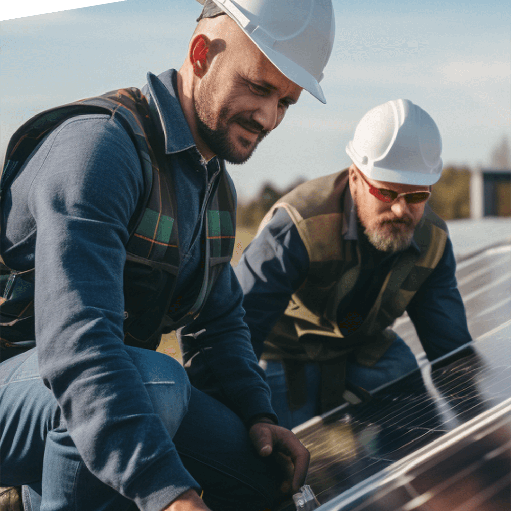 Photovoltaik Arbeiter