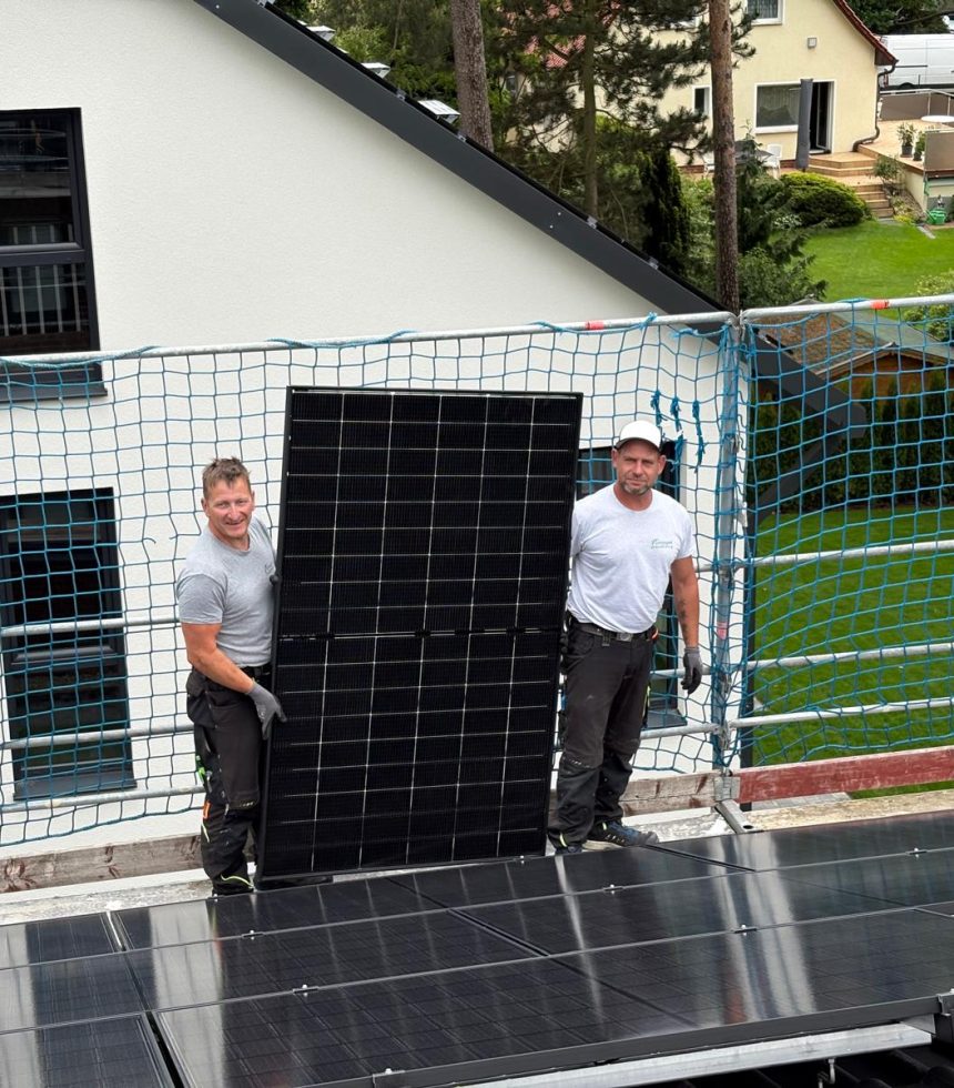 PV Modul tragen PV Modul tragen